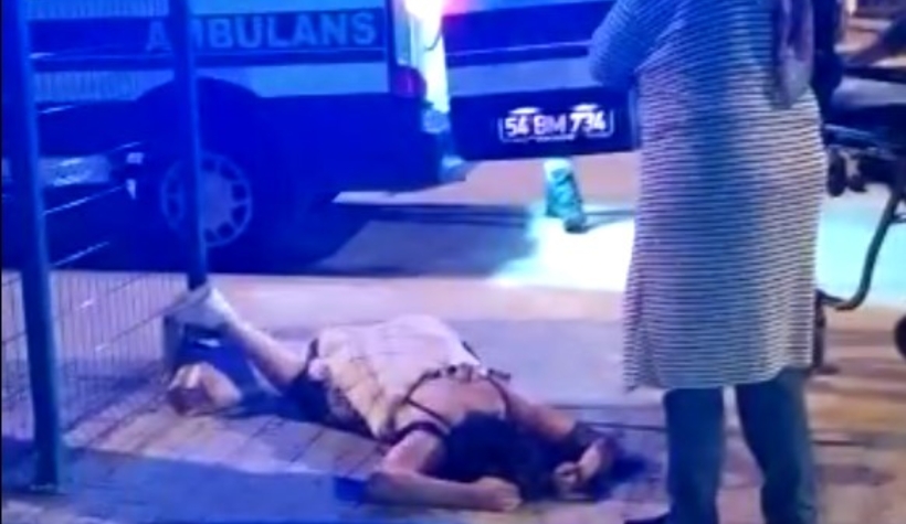 Kadını kaldırımda bu halde buldular