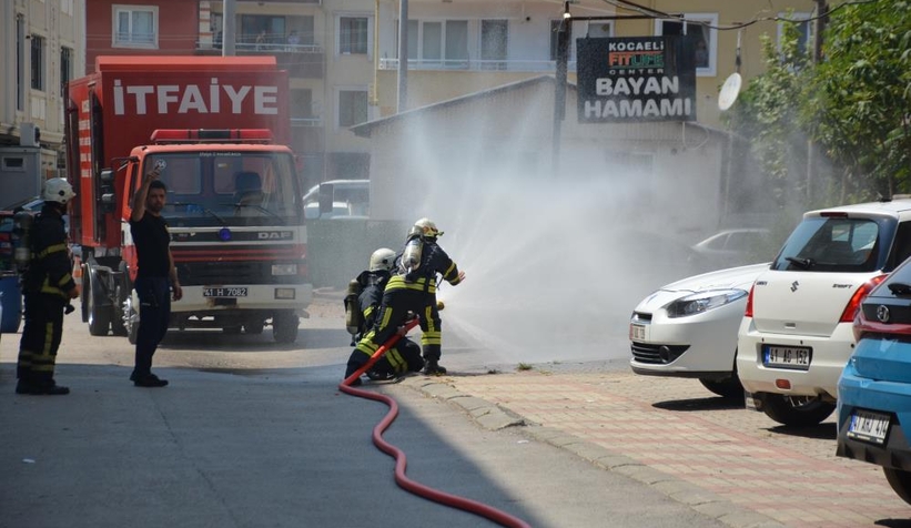 Kadınlar hamamında 7 kişi hastanelik oldu