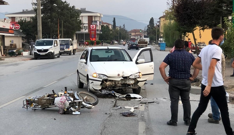 Kafa kafaya böyle çarpıştılar