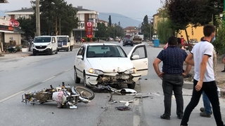 Kafa kafaya böyle çarpıştılar