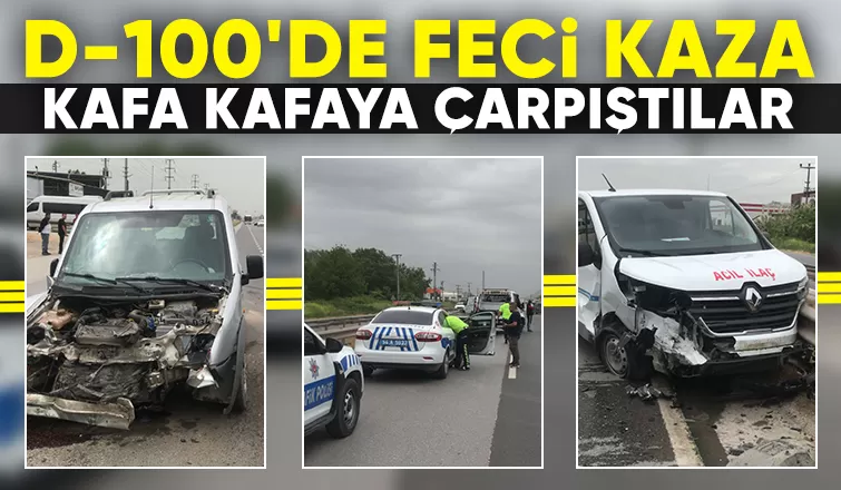 Kafa kafaya çarpıştılar 1 yaralı