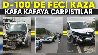 Kafa kafaya çarpıştılar 1 yaralı