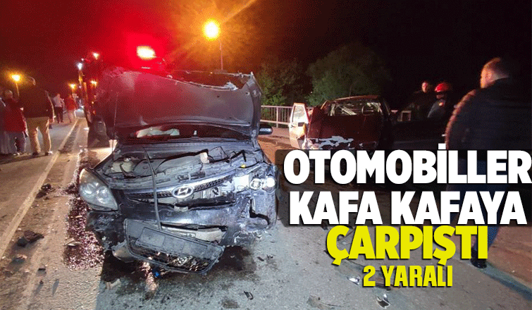 Kafa kafaya çarpıştılar: 2 yaralı