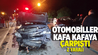 Kafa kafaya çarpıştılar: 2 yaralı