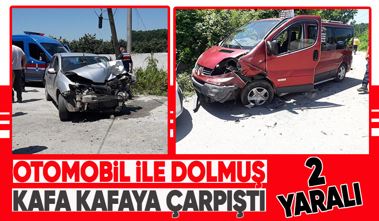 Kafa kafaya çarpıştılar: 2 yaralı