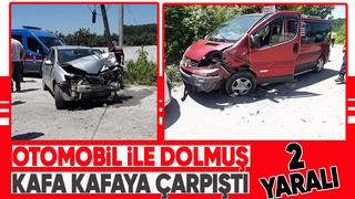 Kafa kafaya çarpıştılar: 2 yaralı