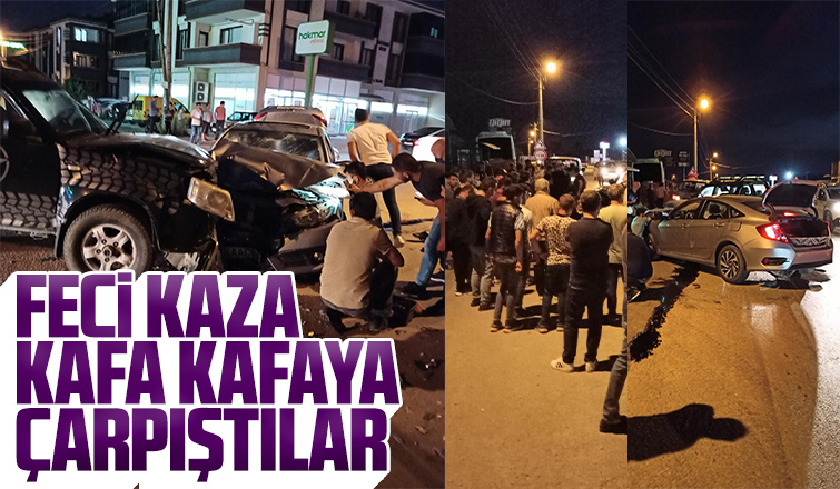 Kafa kafaya çarpıştılar