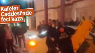 Kafaler Caddesi'nde feci kaza