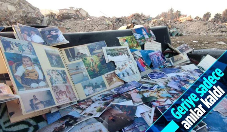 Kahramanmaraş merkezli depremden geriye hatıralar kaldı