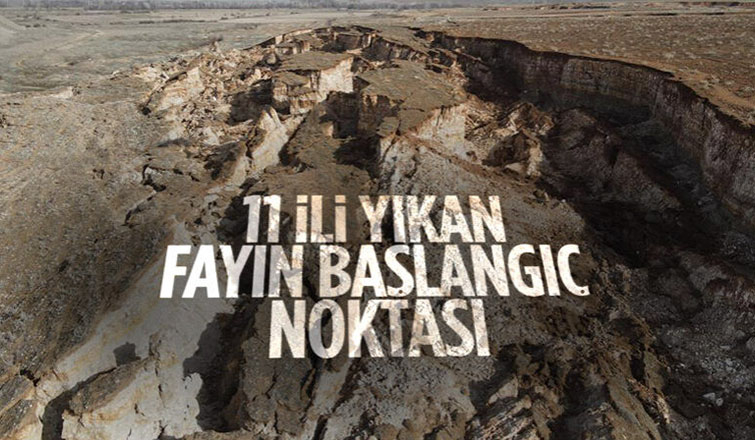 Kahramanmaraş'ta fay hattının başlangıç noktası