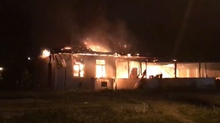 Kahvehane alev alev yandı