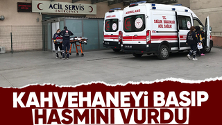 Kahvehane sahibini vurdu