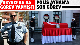 Kalbine yenik düşen polis memuru, son yolculuğuna uğurlandı