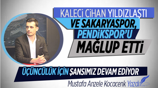 Kaleci Cihan yıldızlaştı ve Sakaryaspor, Pendikspor'u mağlup etti! Üçüncülük için şansımız devam ediyor...