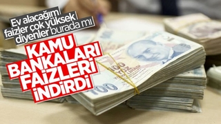 Kamu bankalarından faiz indirimi