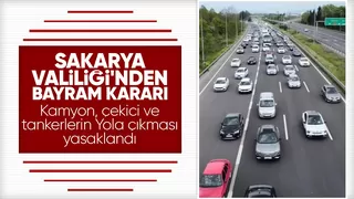 Kamyon, çekici ve tanker cinsi araçlara bayramda trafik yasağı