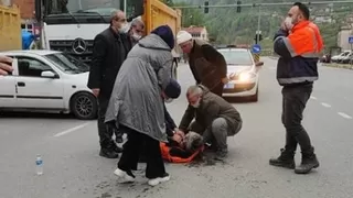 Kamyon şoförünü öldüresiye dövdüler!