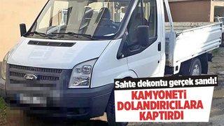 Kamyoneti dolandırıcılara kaptırdı