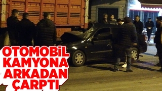 Kamyonun altına girdi