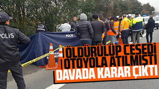 Kan donduran cinayette karar çıktı