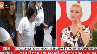 Kan donduran itiraflar sonrası canlı yayında gözaltı