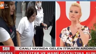 Kan donduran itiraflar sonrası canlı yayında gözaltı