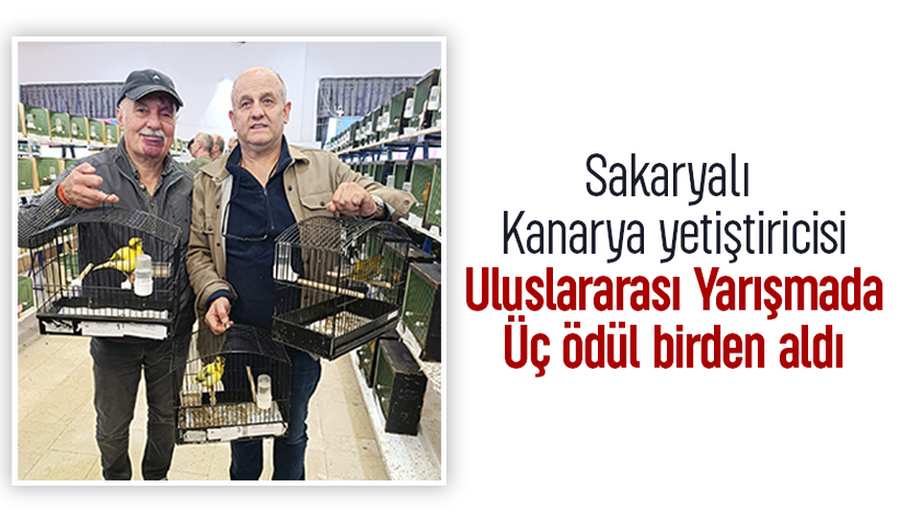 Kanarya yarışmasında Sakarya'ya iki birincilik