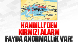 Kandilli uyardı; Fayda anormallik var