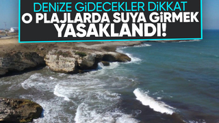 Kandıra'da bazı plajlarda denize girişler yasaklandı