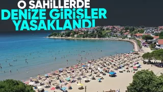 Kandıra'da bazı sahillerde denize girişler yasaklandı