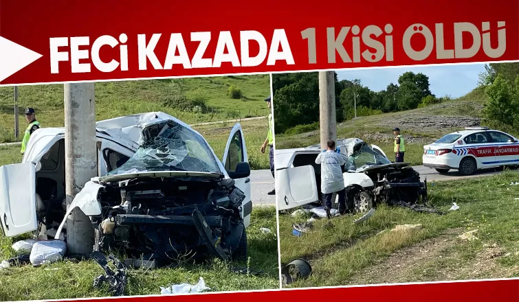 Kandıra-Kaynarca yolunda kaza 1 ölü 1 yaralı