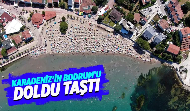 Kandıra sahilleri doldu