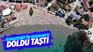 Kandıra sahilleri doldu