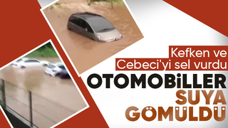 Kandıra'yı sel vurdu