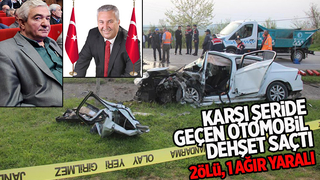 Kandıra yolunda feci kaza: 2 ölü, 1 yaralı