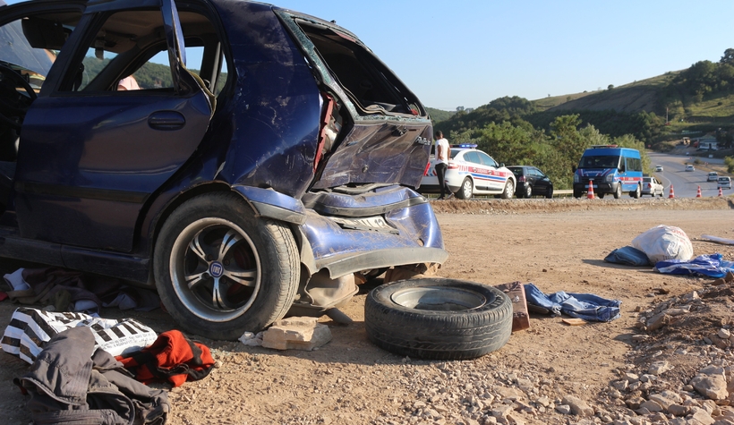 Kandıra yolunda zincirleme kaza: 2 yaralı