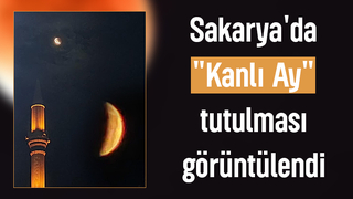 Kanlı ay tutulması böyle görüntülendi