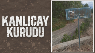 Kanlıçay Deresi kurudu