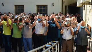 Kansere yenik düşen eski belediye çalışana acı veda