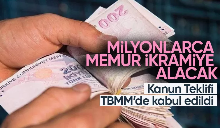Kanun teklifi TBMM'de kabul edildi: Toplu sözleşme ikramiyesi belirlendi