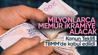 Kanun teklifi TBMM'de kabul edildi: Toplu sözleşme ikramiyesi belirlendi