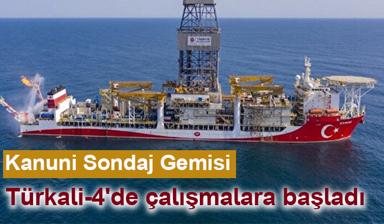 Kanuni Sakarya Gaz Sahası'nda çalışıyor