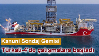 Kanuni Sakarya Gaz Sahası'nda çalışıyor