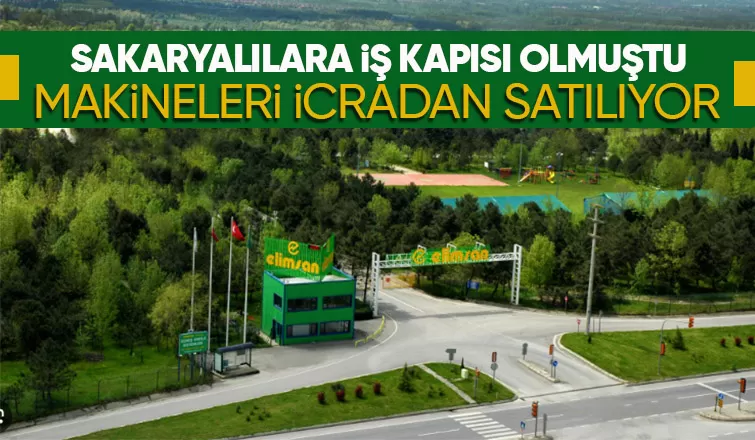 Kapanan fabrikanın makineleri icradan satılık