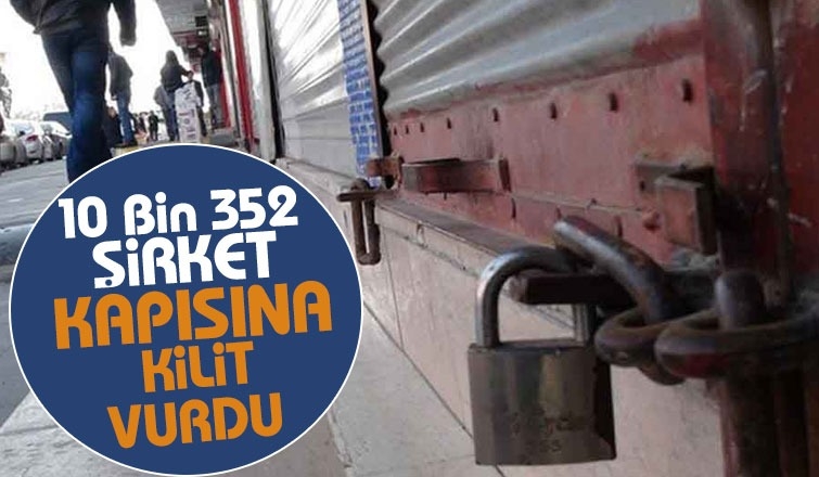 Kapanan şirket sayısında büyük artış