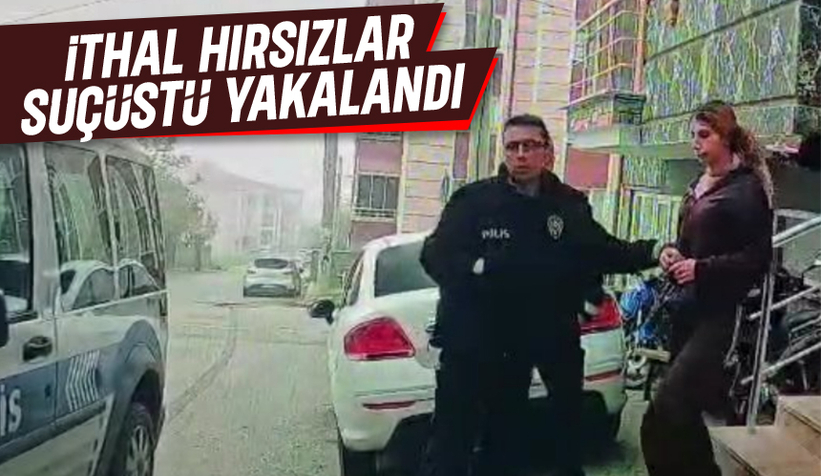 Kapıyı zorlarken suçüstü yakalandılar