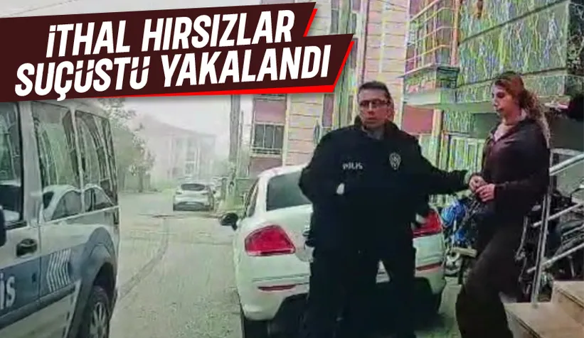Kapıyı zorlarken suçüstü yakalandılar