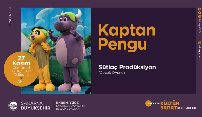Kaptan Pengu AKM’de sahnelenecek