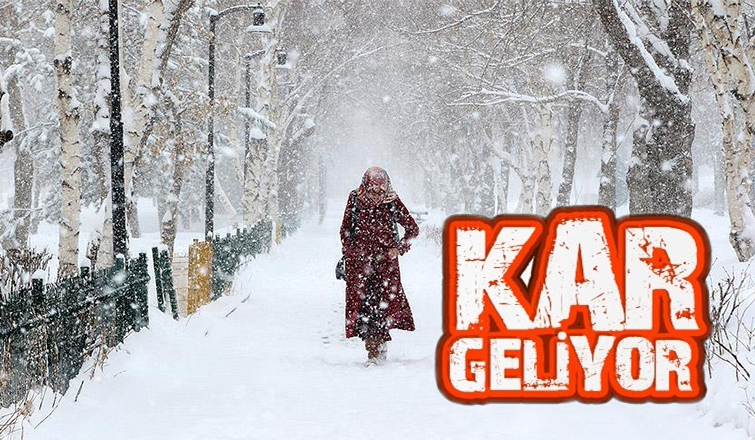Kar geliyor
