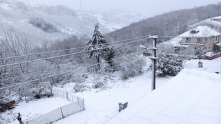Kar geri döndü; Sakarya güne böyle uyandı